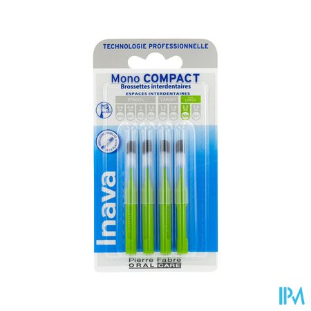 Inava Mono Compact Brossette Verte X4