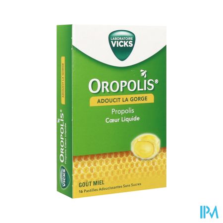 Oropolis Coeur Liquide Pastille 16