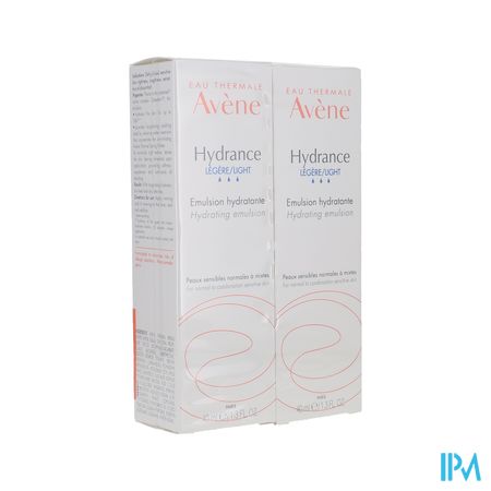Eau Thermale Avene Hydrance Emulsion Legere Hydratante 40ml X2