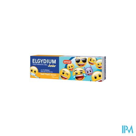 Elgydium Kids Gel Dentifrice 7/12ans Emoji Tutti Frutti 50ml