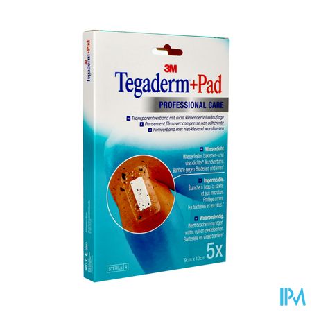 3m Tegaderm+ Pad Pansement 9cm X 10cm 5