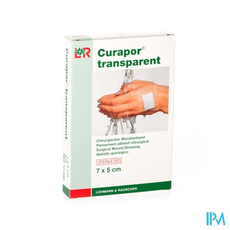 Lohmann Curapor Sterile Pansement Transparent 5cm X 7cm 5