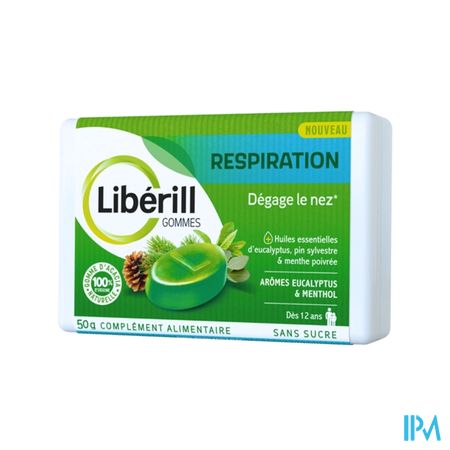 LIBERILL RESPIRATION GOMME BTE50G
