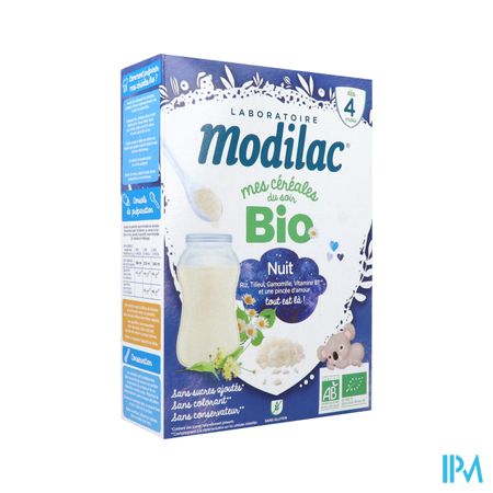 Modilac Cereales Bio Nuit +4mois 250g