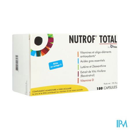 NUTROF TOTAL CAPS 180