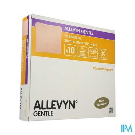 Allevyn Gentle Pansement 20cm X 20cm 10