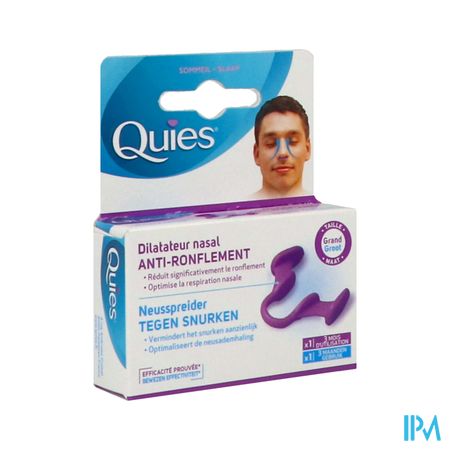 Quies A/ronflement Dilatateur Nasal Grande 1