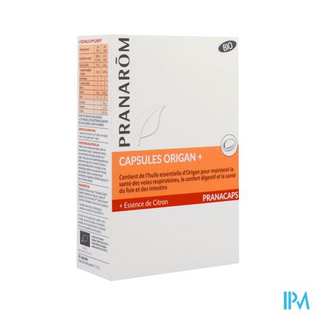 PRANAROM PRANACAPS ORIGAN+ CAP30