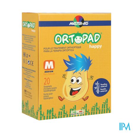 Ortopad Happy Pansement Oculaire Medium 20