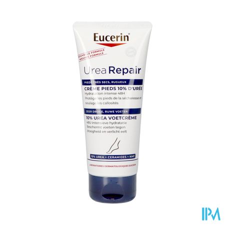 Eucerin Urearepair Plus Creme Pieds 10 D Uree Tube 100ml