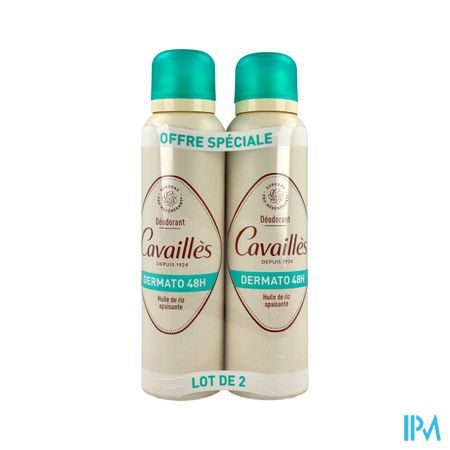 Roge Cavailles Deodorant Dermato 48h Spray 150ml X2