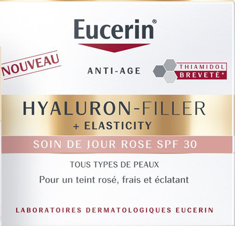 Eucerin Hyaluron Filler +elasticity Soin De Jour Rose Spf30 50ml