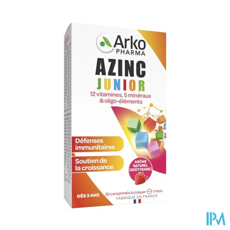 AZINC VITALITE JUNIOR FRAIS CPR 30