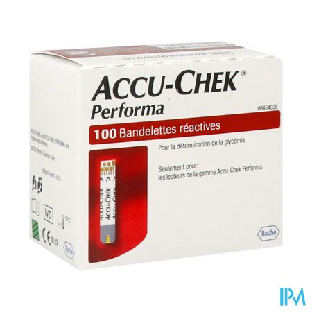 Accu Chek Performa Bandelette Reactive 100