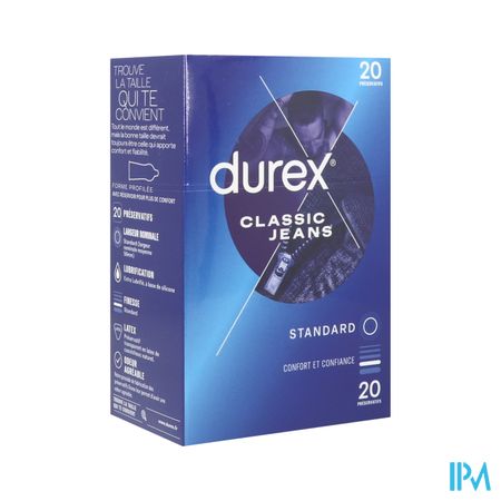 Durex Classic Jeans Preservatif 20