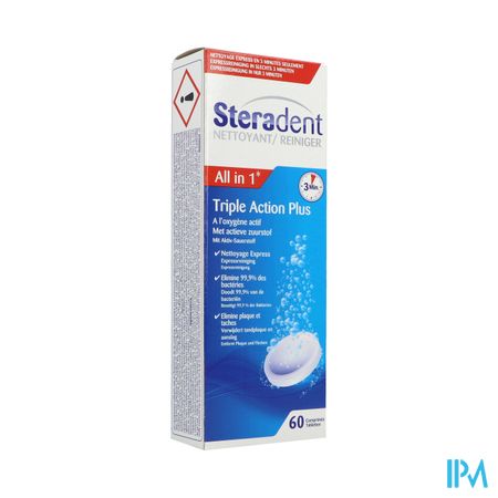 STERADENT NETT TRIPLE ACTION CPR60