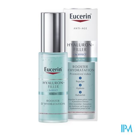 Eucerin Hyaluron Filler +3x Effect Serum Booster D Hydratation Flacon Pompe 30ml
