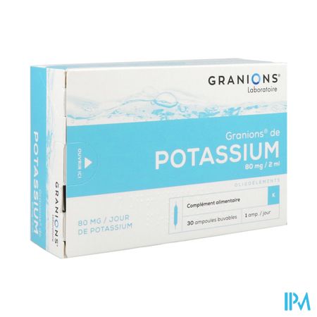 GRANIONS POTASSIUM AMP 2ML 30