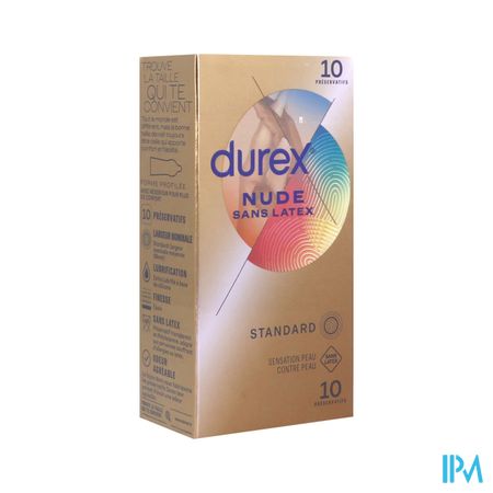 Durex Nude Sans Latex Preservatif 10