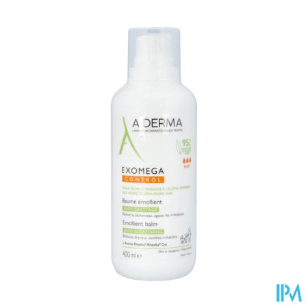 A Derma Exomega Control Baume Emollient Antigrattage Pompe 400ml