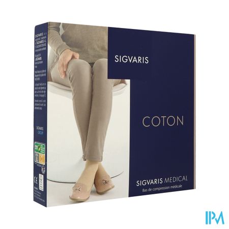 Sigvaris2 Coton Collant Noir 90 Normal Small