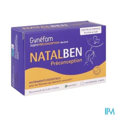 NATALBEN PRECONCEPTION CAPS 60
