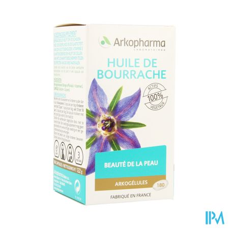 Arkogelules Huile Bourrache Capsule 180