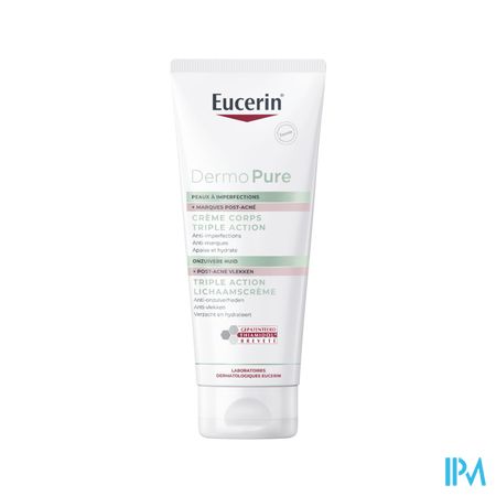 Eucerin Dermopure Creme Corps Triple Action 200ml