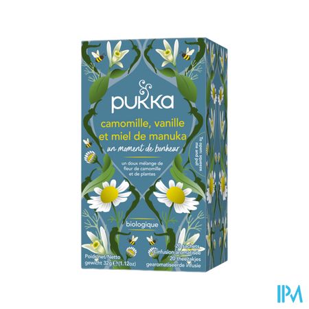 Pukka Infusion Camomille Vanille Miel De Manuka Bio Sachet 20