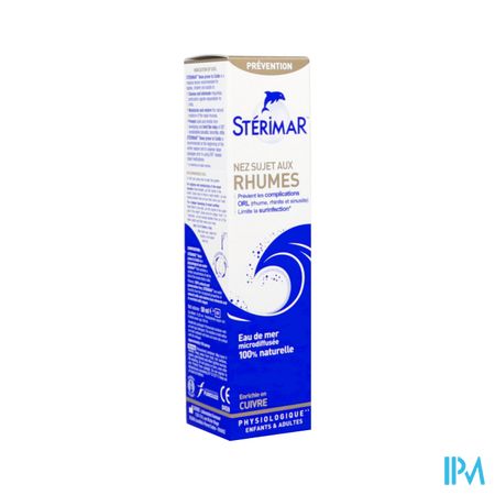 STERIMAR NEZ SUJET RHUME 50ML