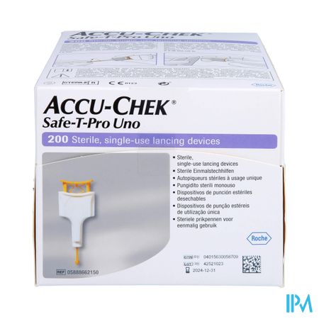 ACCUCHEK SAFE-T PRO UNO AUTOP 200
