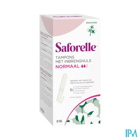 Saforelle Tampon Normal Avec Applicateurs Boite De 16