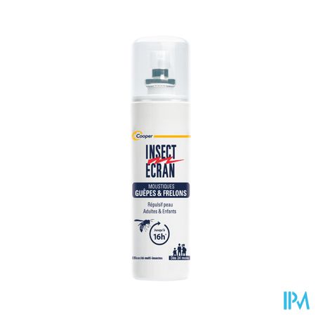 Cooper Insect Ecran Moustique Guepes Frelons Repulsif Peau Spray 100ml