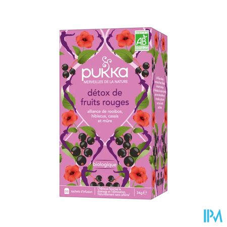 Pukka Infusion Detox Fruits Rouges Bio Sachet 20