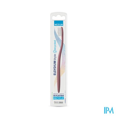 Elgydium Style Recycled Brosse A Dents Medium