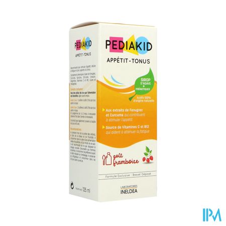 Pediakid Appetit Tonus Sirop Framboise 125ml