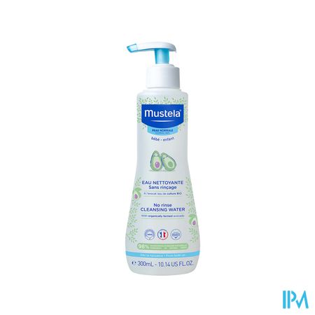 Mustela Bebe Enfant Eau Nettoyante Sans Rincage A l Avocat Bio 300ml