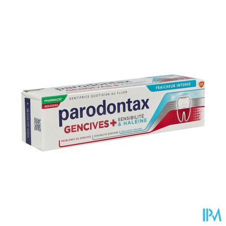 Parodontax Dentifrice Gencives + Sensibilite Haleine Fraicheur Intense 75ml