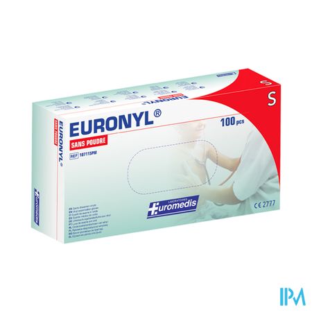 Euromedis Gant Examen Euronyl Vinyle Sans Poudre T6/7 100