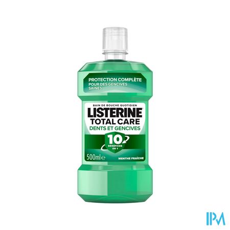 Listerine Total Care Bain De Bouche Dents Et Gencives 10en1 Menthe Fraiche 500ml