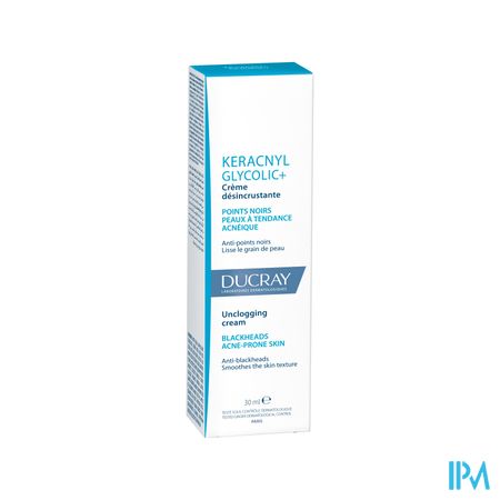 Ducray Keracnyl Glycolic+ Creme Desincrustante 30ml
