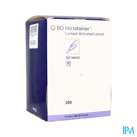 Bd Microtainer Contact Autopiqueur Jetable 200