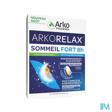 ARKORELAX SOMMEIL FORT 8H CPR 15
