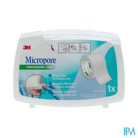 MICROPORE 25MMX5M BLANC DEVID