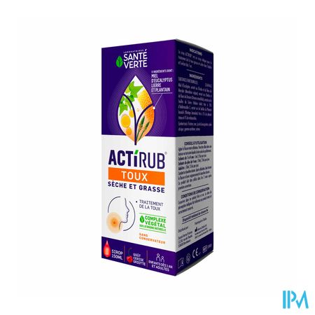 ACTIRUB SANTE VERTE SRP TOUX 150ML