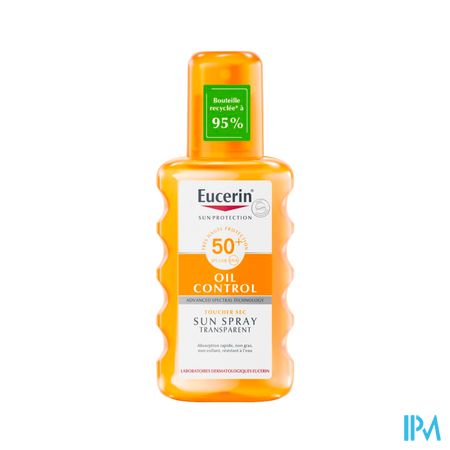 Eucerin Sun Spray Transparent Corps Spf50 200ml