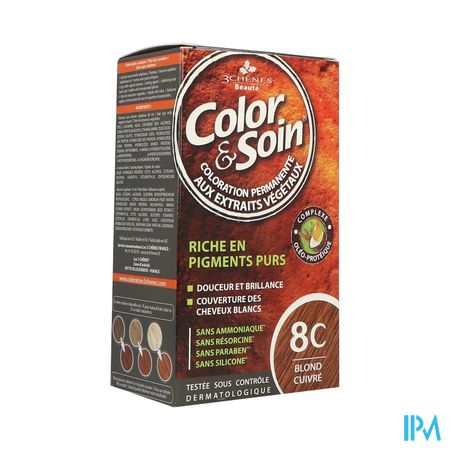 Color Soin 8c Blond Cuivre Etui 60ml X2