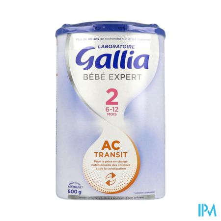 Gallia Bebe Expert Ac-transit 2eme Age 800g