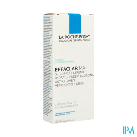 La Roche Posay Effaclar Mat Hydra Sebo-regulat. S/parab. 40ml