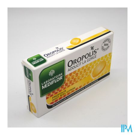 Oropolis Miel Citron Pastille 20